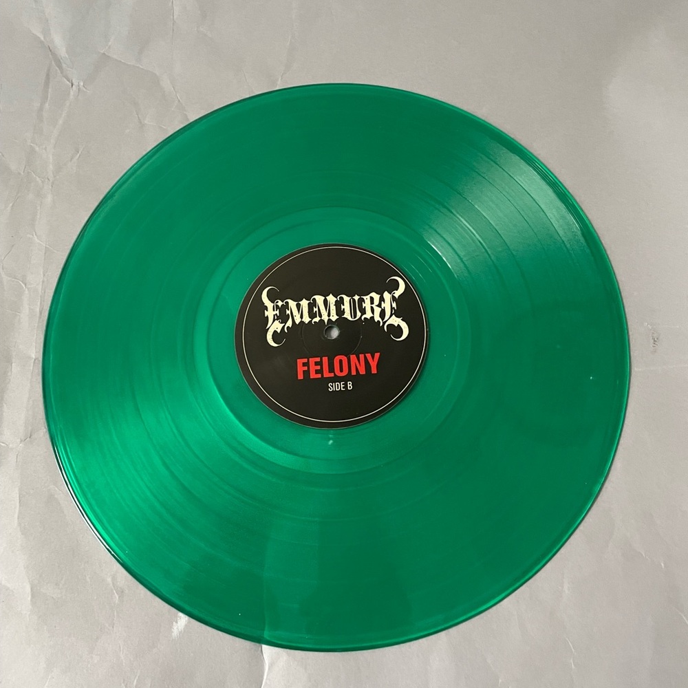 Emmure - felony vinyl clear green